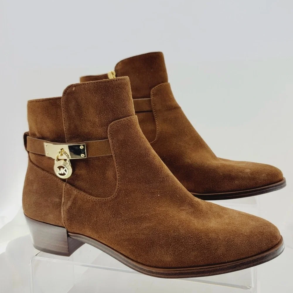 NWT Michael Kors Kieran Suede Bootie